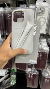 Trendy Rhode Lip SIlicone Case With Original Rhode LipGloss 💄